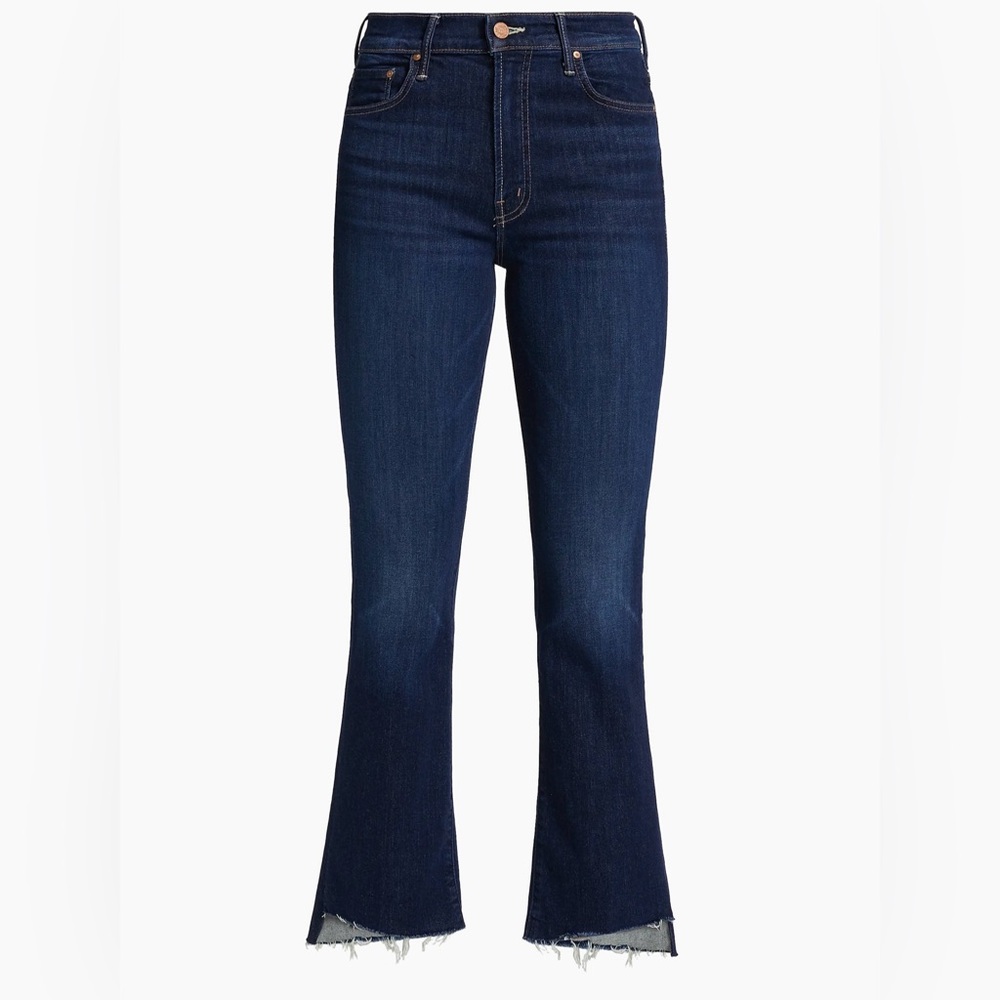 NWT MOTHER Insider Crop Step Fray Denim